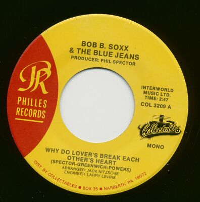 Bob B. Soxx & The Blue Jeans - Why Do Lover´s Break Each Other´s Heart - Zip-...