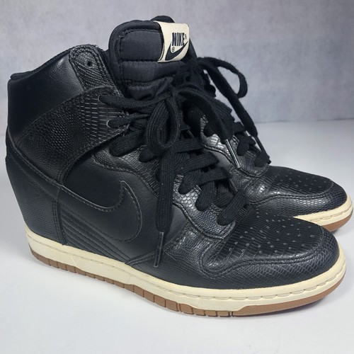 nike dunk wedge trainers