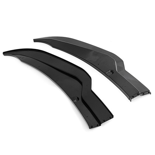 Difusor divisor de labios de parachoques delantero de fibra de carbono para Corvette C7 Z06 2014-2019 - Imagen 10 de 11