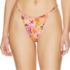   NEW w.tags REVOLVE Stone Fox Swim Retro Pop Isle Cheeky Bikini Bottom Size S.