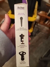 1 NEW  ON-Stage Stand Stereo Mic Bar for holding up to 3 Microphones