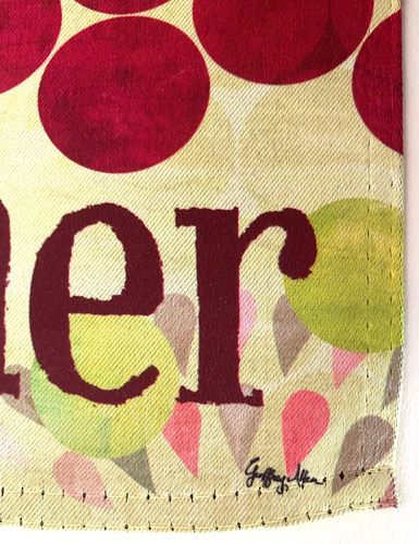 LET'S WINE TOGETHER ~ SMALL 12" X 18" GARDEN BANNER FLAG - Picture 2 of 2