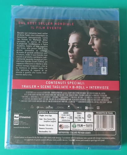 AFTER (2019) BLU-RAY DISC 01 DISTRIBUTION ORIGINALE NUOVO SIGILLATO - Foto 2 di 3