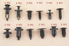 60pcs Car Body Retainer Push Type Pin Rivet Trim Clip Panel Moulding Assortment