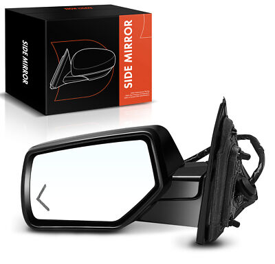 #ad Driver LH Chrome Mirrors Heated Power Folding for Chevy Tahoe Suburban GMC Yukon $130.99