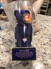 princess beanie baby 1997 with very rare case and tag protectir