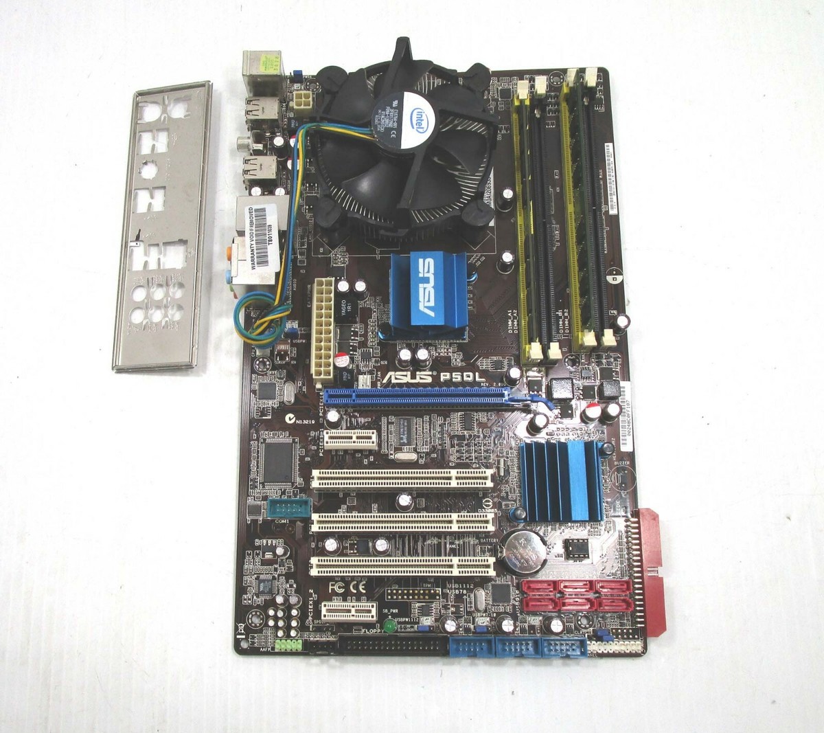 ASUS P5QL Motherboard With Intel Core2 Duo E7400 @ 2.80 GHz CPU