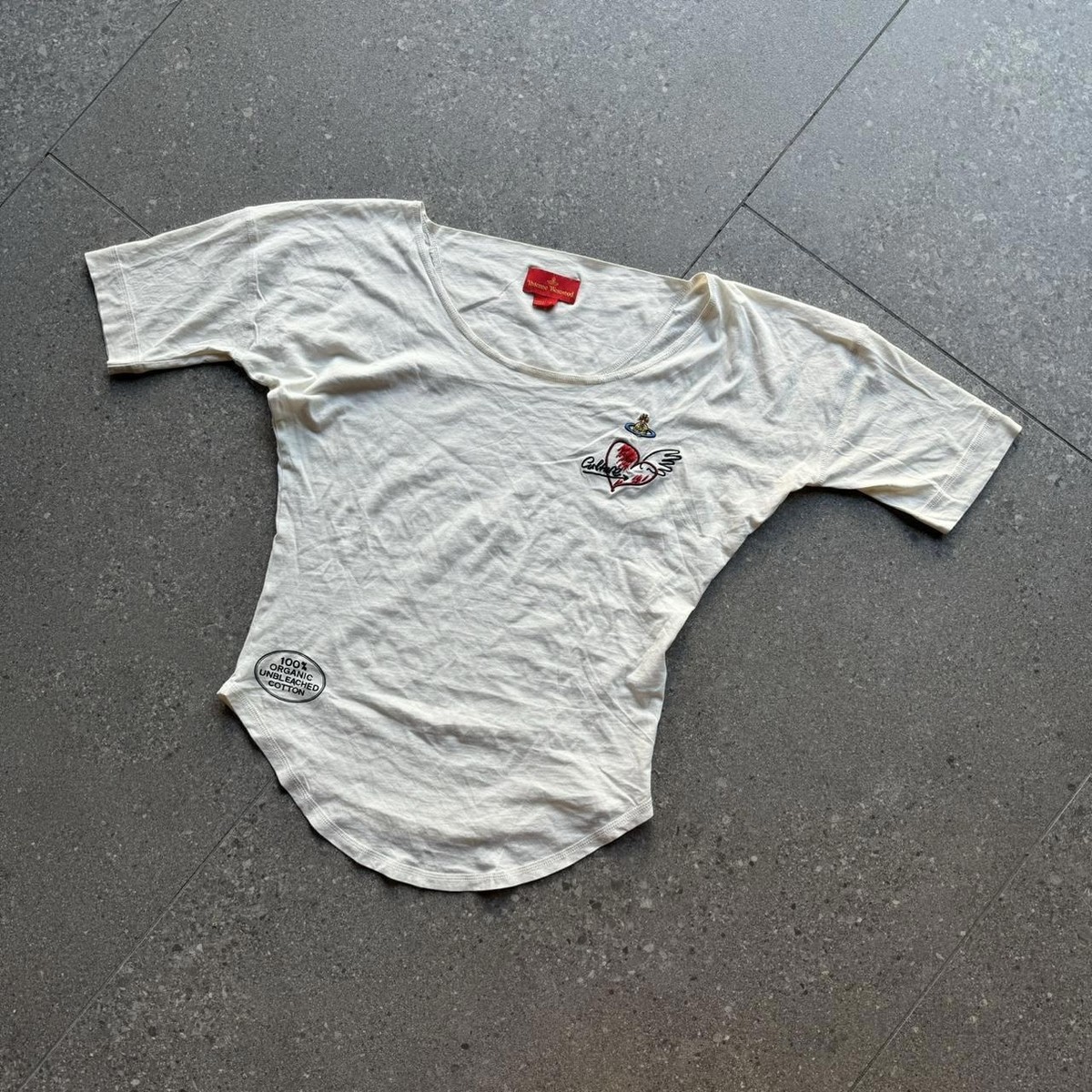 vivienne westwood RED LABEL ホワイト Tシャツ Tシャツ・カットソー（レディース） ｜ヴィヴィアン・ウエスト