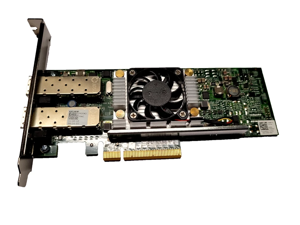 QLogic 57810S | 10GB/e Netzwerk-Adapter | Dual Port PCIe x8 | DP/N 0N20KJ - Bild 2 von 3