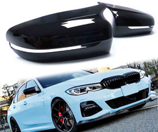 COPPIA CALOTTE SPECCHIETTI INCASTRO NERE BMW SERIE 3 G20 G21 G28 M3 MSPORT
