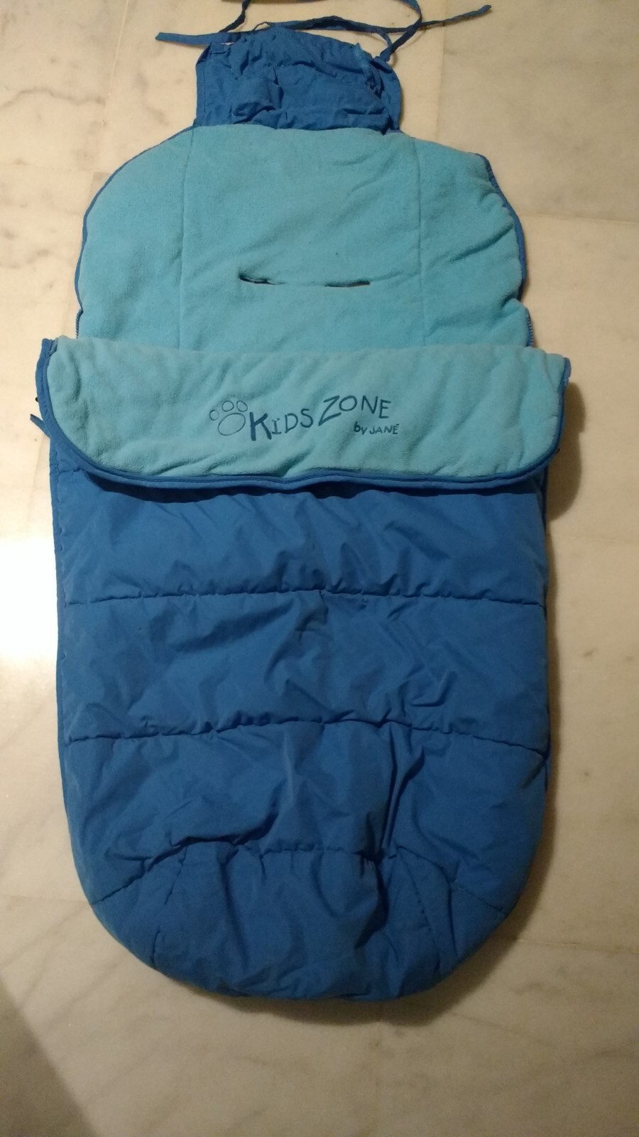 Saco polar para silla de paseo bebé JANÉ para invierno AZUL - precioso calentito