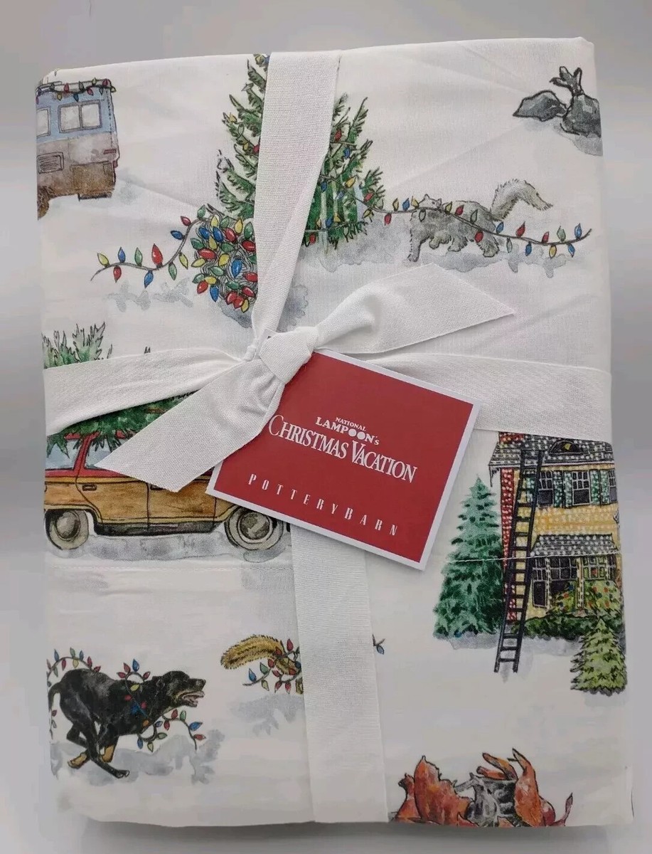 Pottery Barn National Lampoon's Christmas Vacation KING Sheet Set
