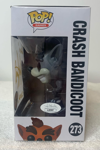 Funko POP! CRASH BANDICOOT #273 CHASE Signed JESS HARNELL - Picture 2 of 6
