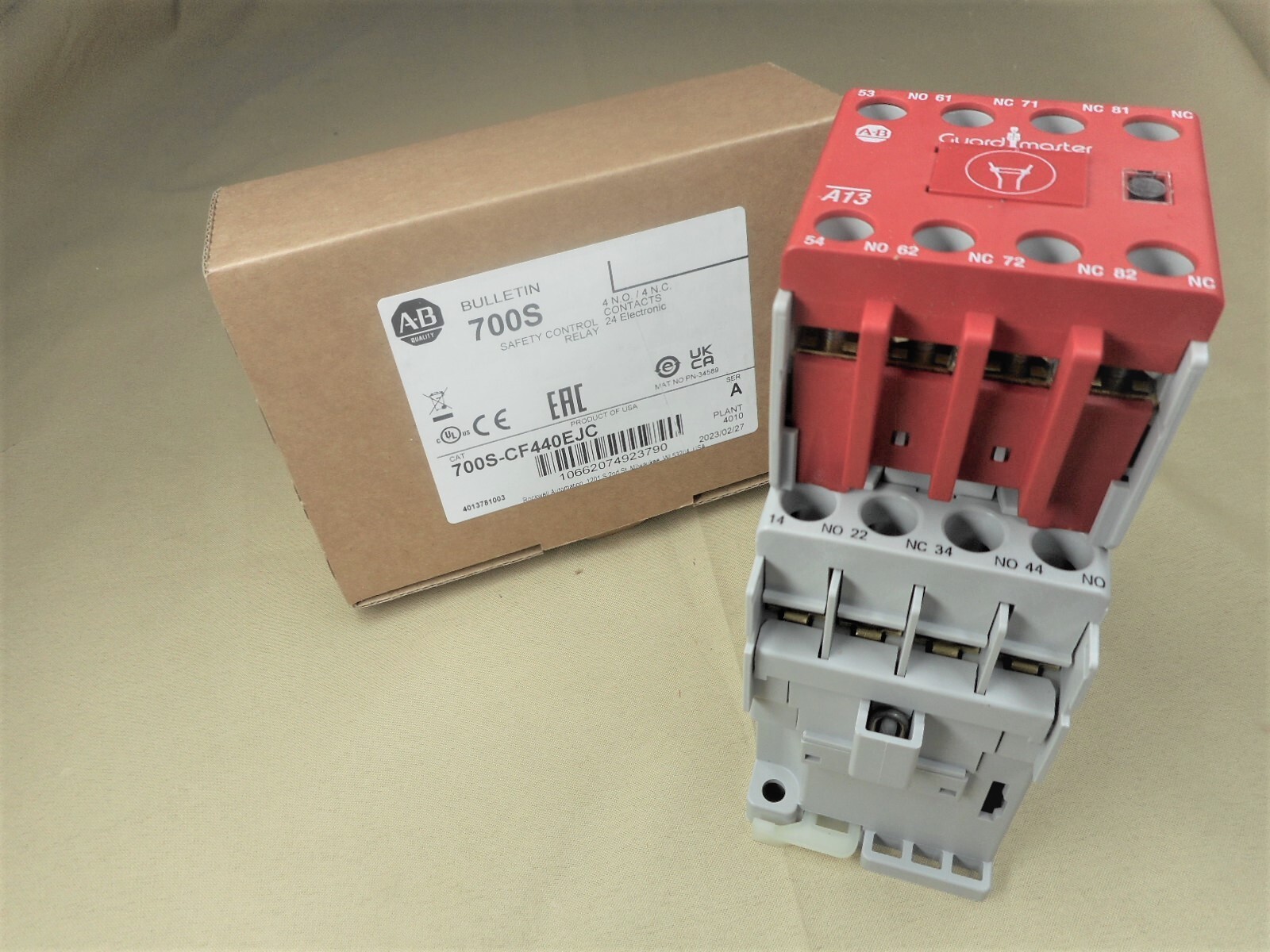 Allen Bradley 700SCF440EJC safety control relay (NIB) eBay