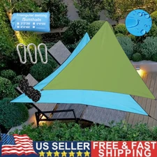 Triangle Right Angle Sun Shade Sail Canopy Fabric for Outdoor Patio Garden Camp