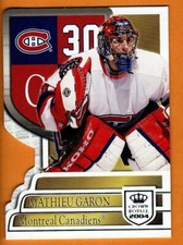 Mathieu Garon(Montreal Canadiens)2003-04 Crown Royale/Die-Cut Hockey Card