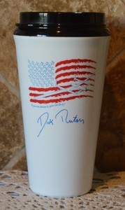 DICK RUTAN COLLECTIBLE INSULATED CUP~"IF YOU CAN DREAM IT, YOU CAN DO IT!"~LID