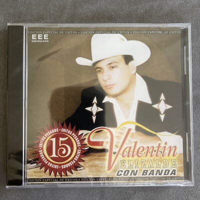 valentin elizalde 15 exitos con banda original cd nuevo new sellado ebay