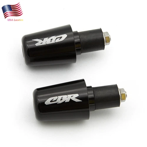 For CBR600RR 2003-2014 CBR900RR 1993-2003 Handle Bar End Plug Grip Ends Caps CNC