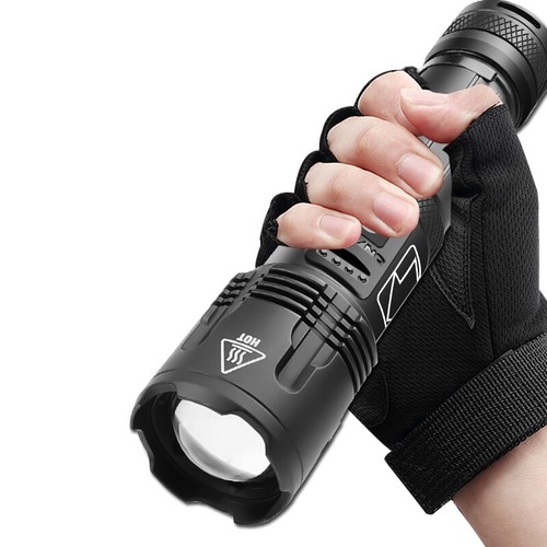 Flashlight Zoomable 1800 Lumens Rechargeable USB Torch Light Lamp Lighting XHP99 - Picture 4 of 9