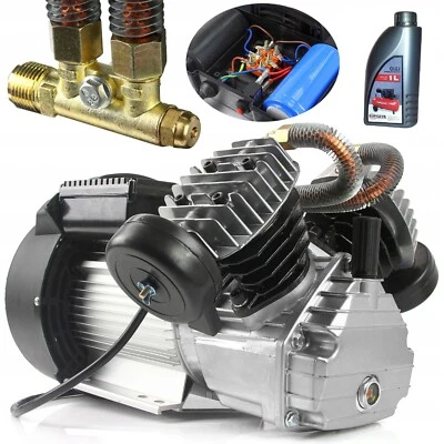 Druckluft Kompressor Aggregat 2 Zylinder Ripper JN-30V 8 bar + 1L Öl