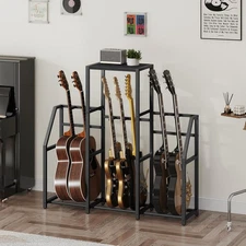 MAHANCRIS Guitar Stand, Multi Guitar Rack Stand for 7-10 String Instruments, ...