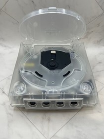 Sega Dreamcast VA1 MIL-CD Console Clear Shell Mod ML2032 Socket Fuse Mod Tested