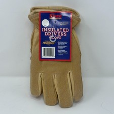 Kinco Men's Suede Pigskin Drivers Gloves  Insulated with Heatkeep  Size S