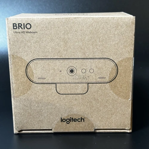 Logitech Brio 4K Pro Webcam V-U0040 Ultra HD Video & HDR 960-001105 - SEALED