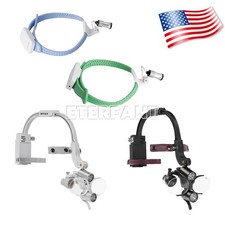 Dental 5W Surgical Headband 3.5X Binocular Loupes/Lightweight Silicone Headlamp