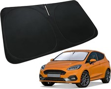 For Ford Fiesta 2011-2022 Windshield Visor Sunshade Custom Made Sun Shade Wbag.