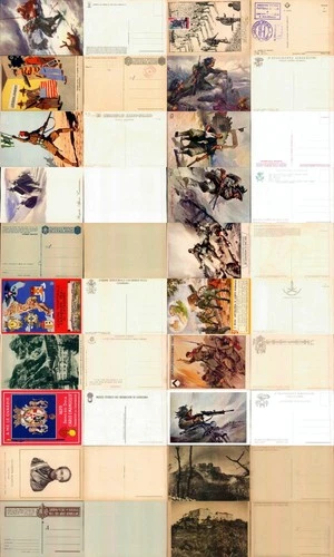 WW2-RSI-SOCIAL-REGIMENTAL MILITARY MILITARY MILITARY MILITARY lot 20 pieces-018A