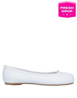 RRP€620 MAISON MARGIELA Leather Ballerina Shoes US6 UK3 EU36 Tabi Made in Italy