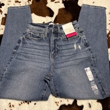 So High Rise Womens Denim Jeans, Size 1/25  B...