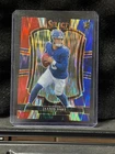 2025 Panini Select - Premier Level Jaxson Dart #193 Red & Blue Shock Prizm (RC)