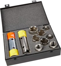 Stiffnuts Pro Tap Kit – 10-Piece Plumbing Tool Set with Extension Tube