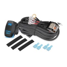 Light Bar Wiring Harness w/ 5 Pin Rocker Switch 300W 12V 30A Fuse 40A Relay