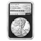 2024-W Proof $1 American Silver Eagle NGC PF70UC FDI ALS Label Retro Core