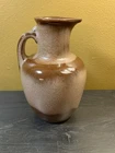 Vintage Frankoma Pottery #8 Brown Glazed Pitcher Jug - 7.5"