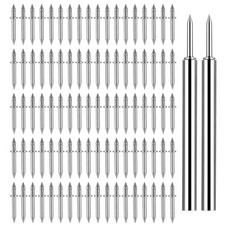 250 Pcs Double-Head Skirting Thread Seamless Nail, Double-Headed Silver 