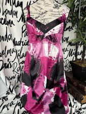THE LIMITED Black/Pink/White Dress Size 6 (AP0356)