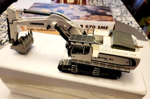 1/50 WSI Liebherr R 970 SME HYDRAULIC Excavator Litronic Diecast Model
