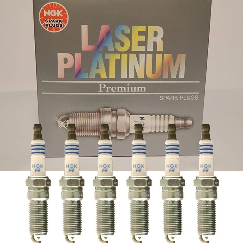 NGK Laser Platinum Spark Plug 6PCS for Buick Cadillac Chevy GMC Mazda Saturn V6