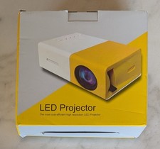 LED Projector Mini Portable Yellow White