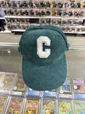 Big C Energy Green Corduroy Unisex Hat Used Good 