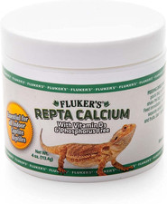 Calcium Reptile Supplement with Added Vitamin D3, 4 Oz.