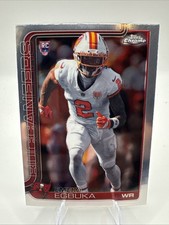 2025 Topps Chrome Football #312 Emeka Egbuka (RC) Tampa Bay Buccaneers
