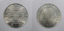 SAARLAND 1955 100 Franken #WC106328