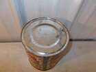 Vintage Folgers Decorative Coffee Can 3 lb. Chickens Fruit Fish Coffee Pot w/Lid — photo 6