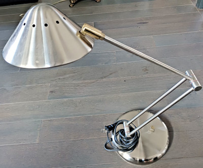 TENSOR PITTSBURGH COLLECTION UFO SPACE AGE LT627 ARTICULATED DESK LAMP DIMMABLE!